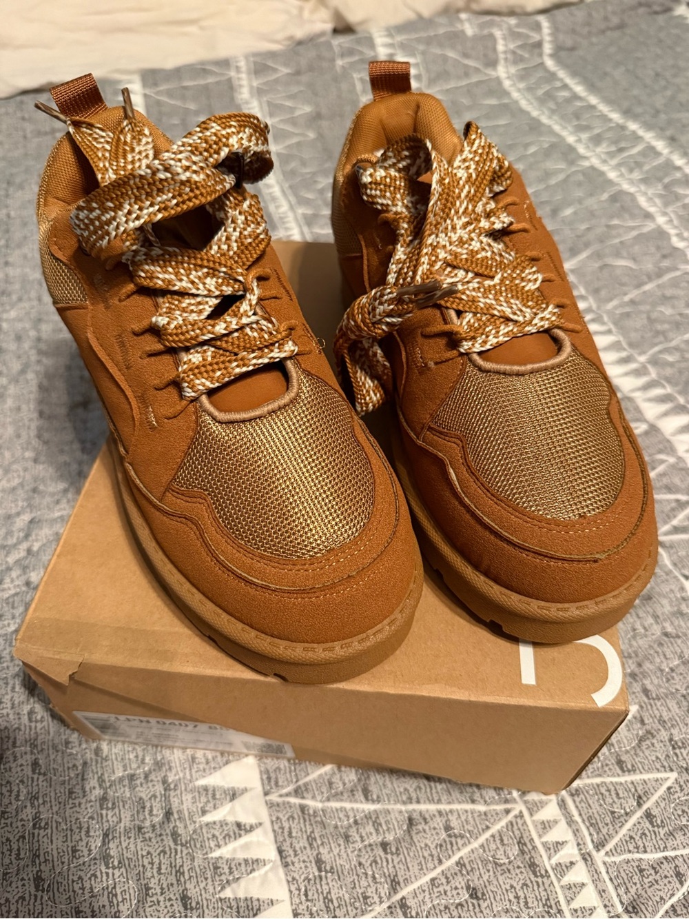 JustFab Tan/Camel Women's Sneakers